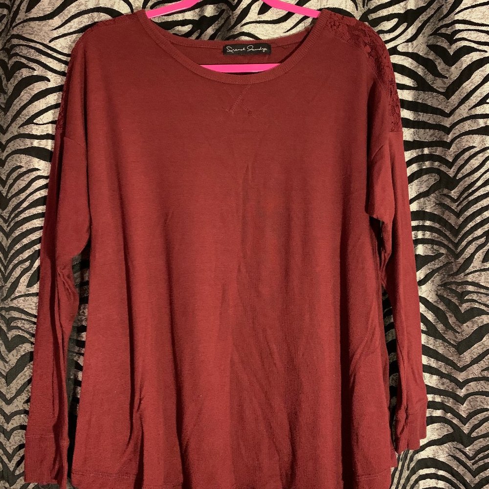 French Laundry Maroon Sweater